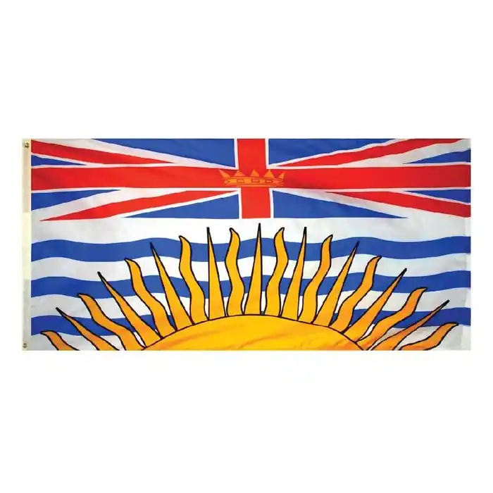Annin British Columbia Flag, Nylon, 3 x 6 Feet Original